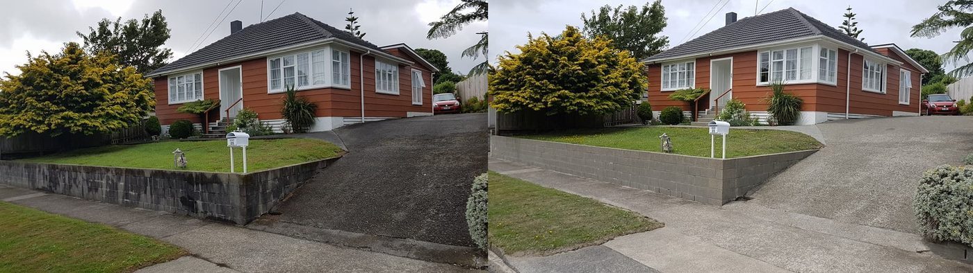 Exterior cleaning at Kipling Street, Johnsonville