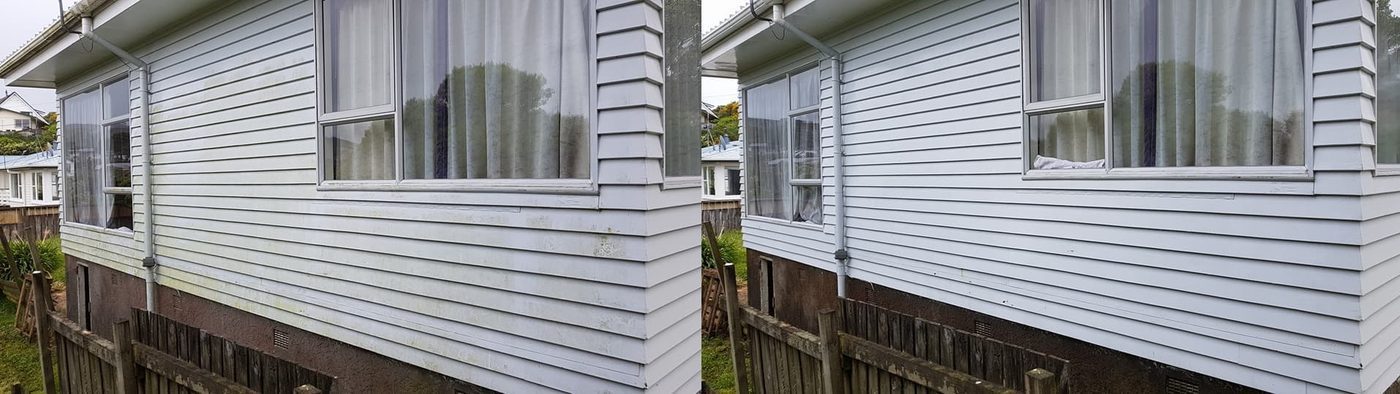 Exterior cleaning at Branscombe Street, Johnsonville