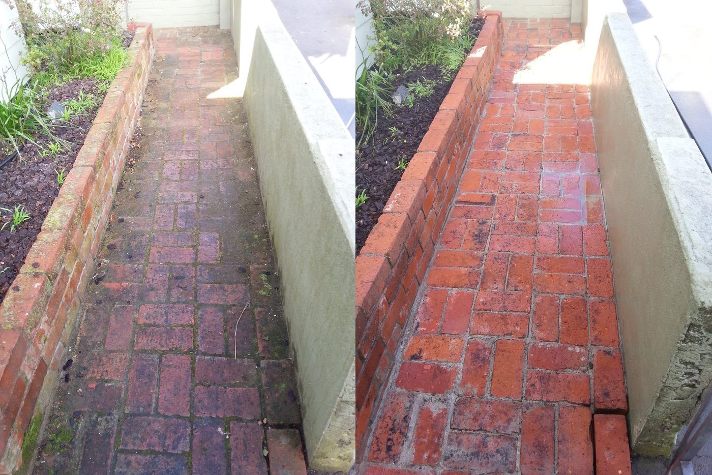 Exterior cleaning at Minerva Street, Newtown