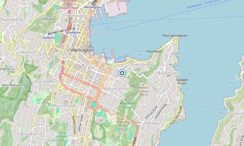 Map of Mount Victoria showing the area James services