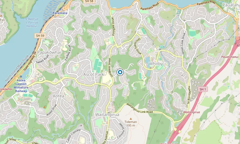 Map of Whitby showing the area James services