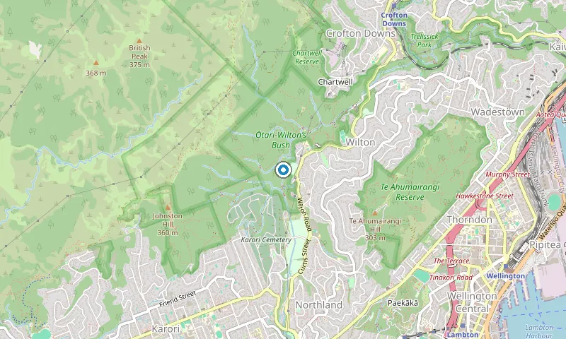 Map of Wilton showing the area James services